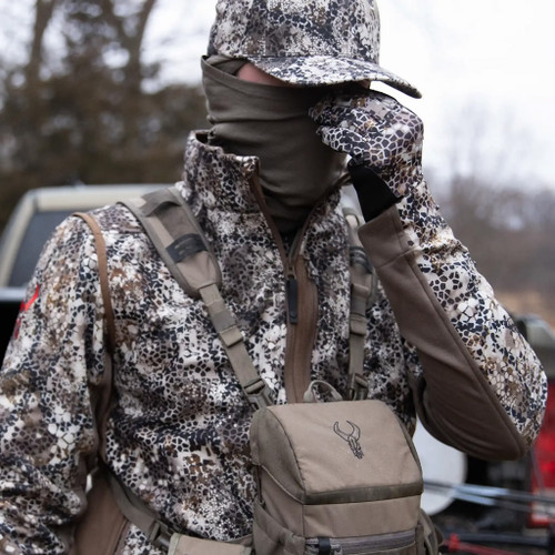 Badlands Gear 21-42509 Pecora Merino Wool Hunting Balaclava, Brown, One Size Fits All