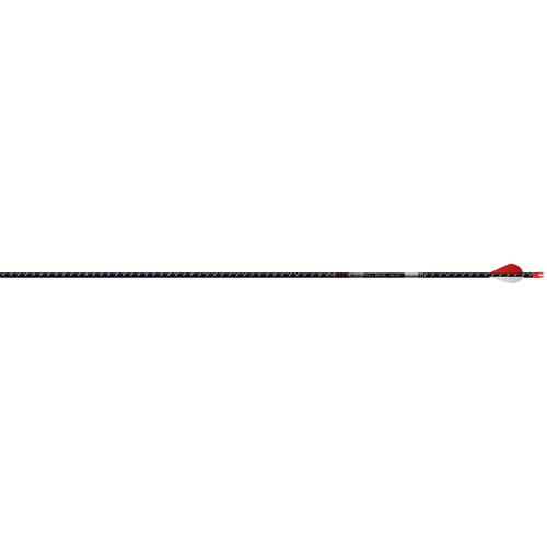 Easton 101235 5mm FMJ Arrows with Half Outs, 250 Spine, Black, 6 Pack