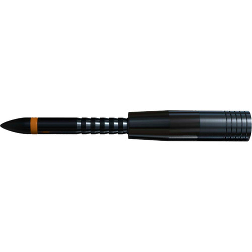 Easton 801406 4mm Match Grade Aluminium Half Outs, 55 Grain, Black, Size#5, 6 Pack