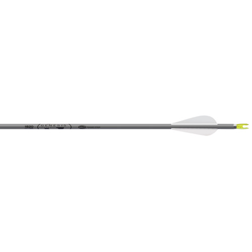 Easton 431434 Genesis Arrows 3 Inches, Silver, Vanes, 6 Pack