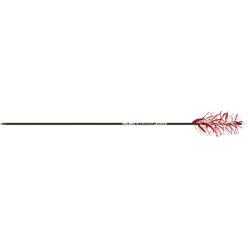 Gold Tip TWISTER300F1 Twister FluFlu Arrows 300 Black, 1 Pack