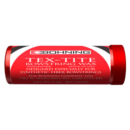 Bohning 1306 Tex-Tite String Wax, 1 Ounce Tube, Red, 1 Pack