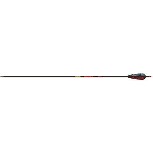 Gold Tip HUN340F6 Hunter Arrows 340 4 Inches, Feathers Black, 6 Pack