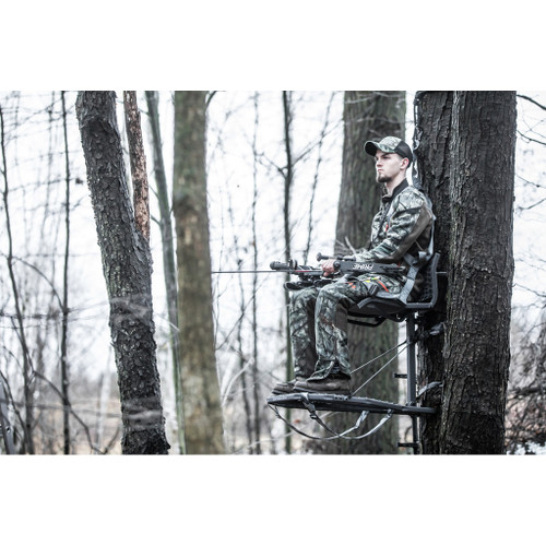 Hawk Treestands HWK-HF2002 Cruzr Hang On Stand, Black