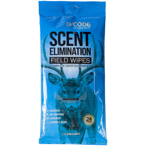 Code Blue OA1318 D-Code Odor Eliminator Field Wipes