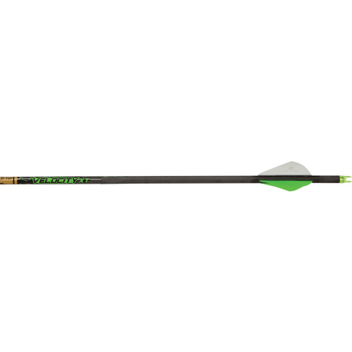 Gold Tip VELXT300A2 Velocity XT Arrows 300 2 Inches Vanes Black, 1 Dozen