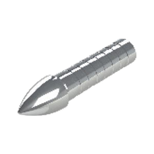 Gold Tip GLU2463512 Glue In Points .246 35 Grain, Silver, 12 Pack