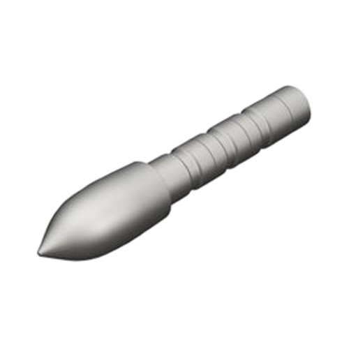 Gold Tip GLU204SM8012 Glue In Points .204 SM 80 Grain, Silver, 12 Pack