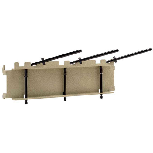 Hornady 95796 Square-Lok Multi-Pistol Peg Rack, Black