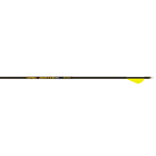 Gold Tip HPRO340A26 Hunter Pro Arrows 340 Raptor Vanes Black, 6 Pack