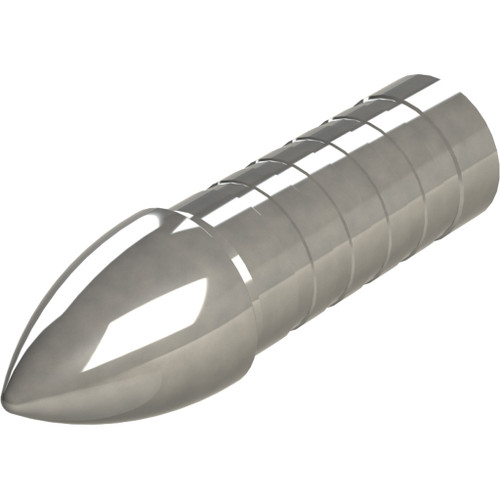 Gold Tip GLU228012 Glue In Points Series 22 80 Grain, Silver, 12 Pack