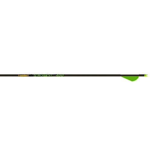 Gold Tip VELXT340A26 Velocity XT Arrows 340 Raptor Vanes Black, 6 Pack