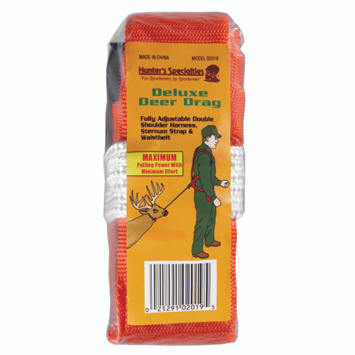 Hunters Specialties HS-02019 Deer Drag Deluxe, Orange