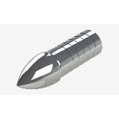 Gold Tip GLUXC5012 Glue In Points X-Cutter 50 Grain, Silver, 12 Pack