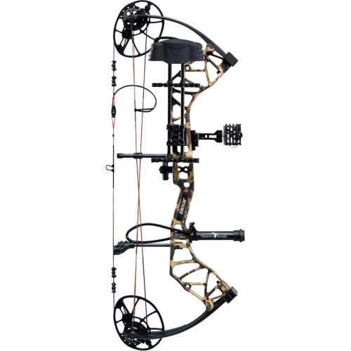 Bear AV54A230F7L Legit MAXX RTH Compound Bow Package, 14-30 Inches, 10-70 lbs, Fred Bear Camo/Black, Left Hand