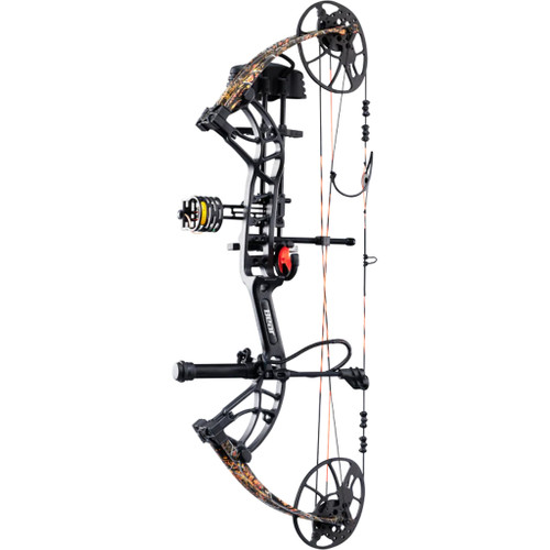 Bear AV54A21037R Cruzer G4 RTH Compound Bow Package, 14-30 Inches, 10-70 lbs, Black/Wildfire, Right Hand
