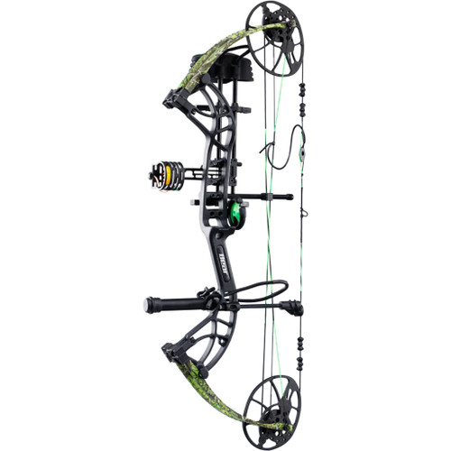 Bear AV54A21047L Cruzer G4 RTH Compound Bow Package, 14-30 Inches, 10-70 lbs, Black/Toxic, Left Hand