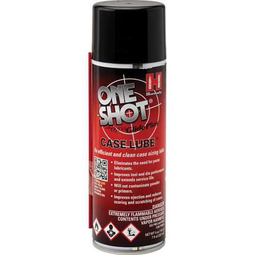 Hornady 9991 One Shot, Aerosol Spray Case Lube 5 Ounce, Red