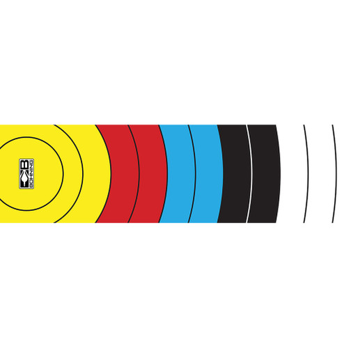 Bohning 501002TGT Arrow Wraps Target Face, 4 Inches, Small, 13 Pack