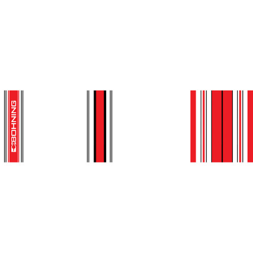 Bohning 501041CRD Arrow Wraps, 7 Inches Standard, Crested Red, 13 Pack