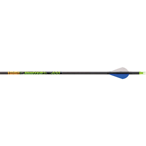 Gold Tip HXT500A2 Hunter XT Arrows 500 Raptor Vanes Black, 12 Pack