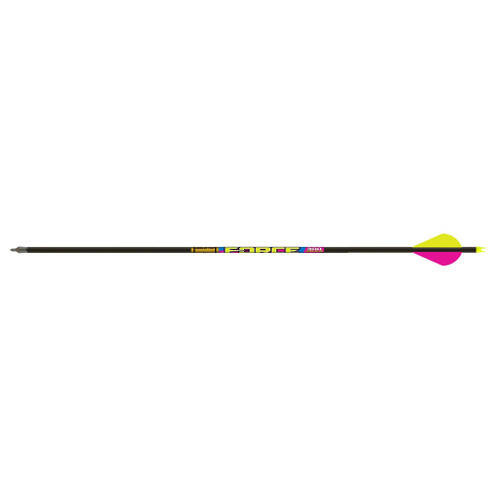 Gold Tip FOR340A2746 Force FOC Arrows 340 4 Fletch Black, 6 Pack