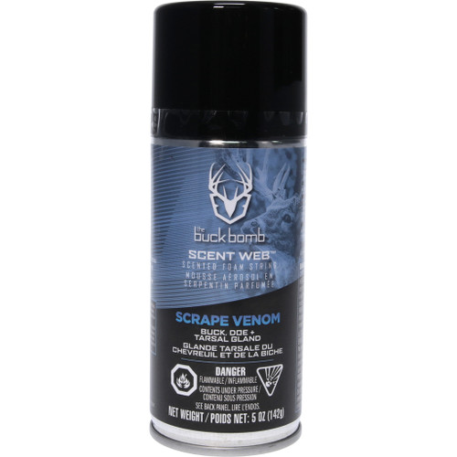 Hunters Specialties HS-BB-SW-SCRPVEN Scent Web Foam Spray Scrape Venom, Black
