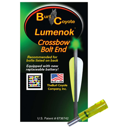Lumenok Crossbow Nocks Flat Gold Tip, 3 Pack