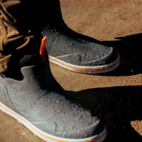 LaCrosse Men's Alpha Deck Boot, Grey Orange