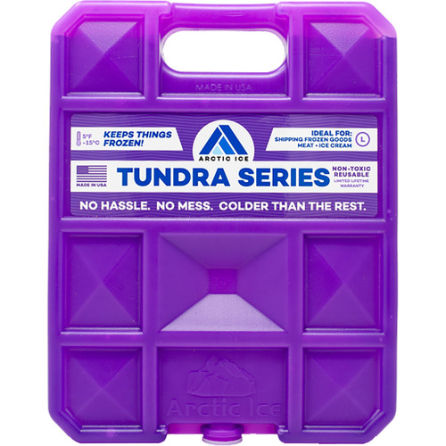 Arctic Ice 1205 Tundra Series Reusable Ice Pack, 2.5 lbs, Purple