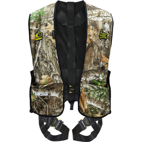 Hunter Safety System Treestalker Harness with ElimiShield, Realtree Edge Camo