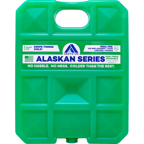 Arctic Ice 1206 Alaskan Series Reusable Ice Pack, 5 lbs, Green