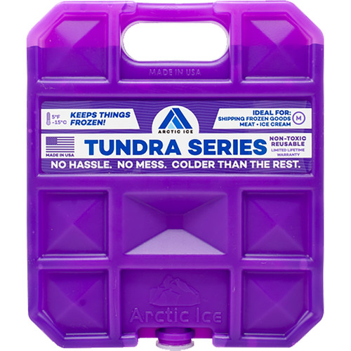 Arctic Ice 1203 Tundra Series Reusable Ice Pack, 1.5 lbs, Purple