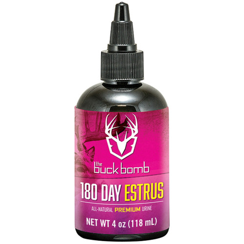 Buck Bomb HS-BB-200054 180 Day Estrus 4 Ounce, Black