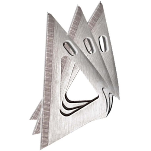 Muzzy 381 Merc Replacement Blades, 3 Blade, Silver, 9 Pack