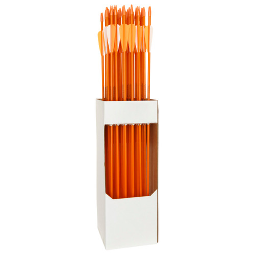 October Mountain Youth Fiberglass Arrows, 26 Inches, Orange, 36 Pack