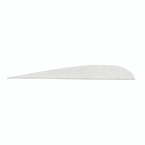 Gateway 500LPSFW-100 Parabolic Feathers 5 Inches, LW White, 100 Pack