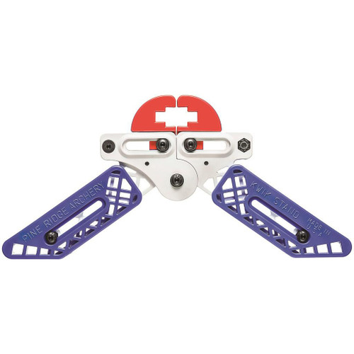 Pine Ridge 2559-WBR Kwik Stand Bow Support, White/Red/Blue
