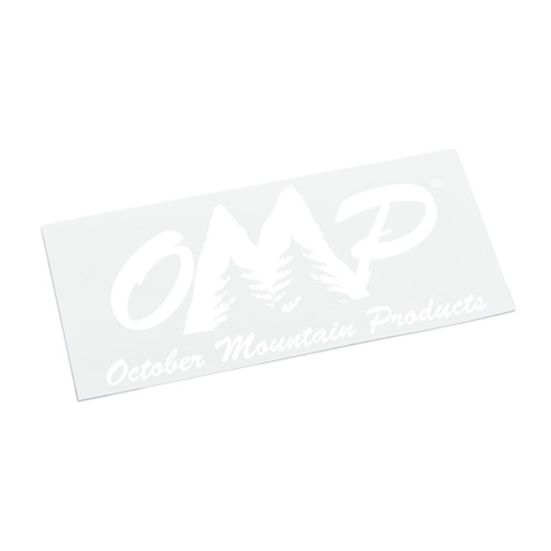 October Mountain 81057 Decal, White