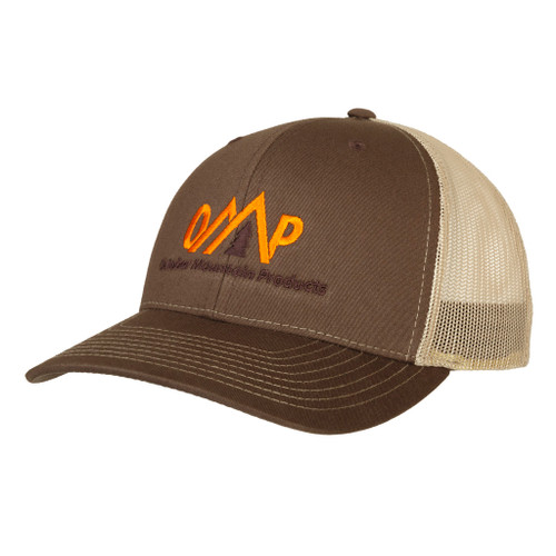 October Mountain Logo Hat, Brown/Tan