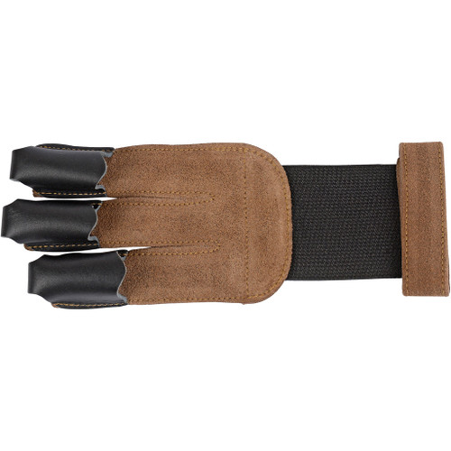 30-06 Leather Tip Shooting Glove, Brown, 3 Finger