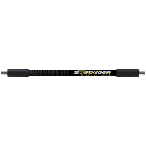 Bee Stinger MHXTARVBV112 MicroHex V-Bar Blackout Stabilizer, 12 Inches, Black