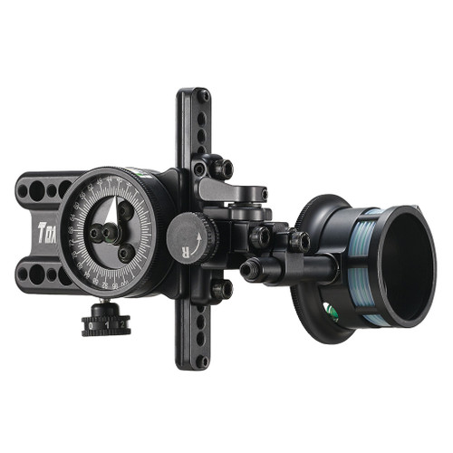 Spot Hogg TH1LH10MRT Tommy Hogg Sight, 1 Pin, .010, Black, Left Hand
