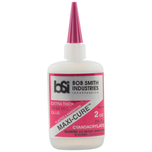 Bob Smith Industries BSI 113 Maxi-Cure Glue for Fletching and Inserts, 2 Ounce, Blue