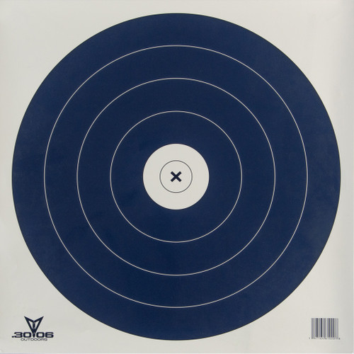 30-06 TARSS-100 Paper Targets Single Spot, Blue, 100 Pack