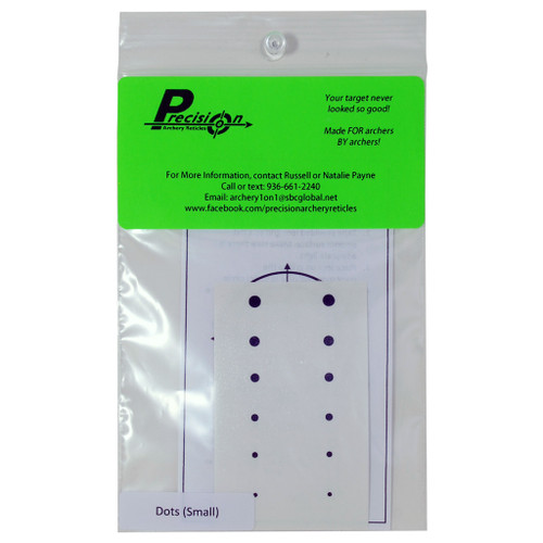 Axcel AXPR-SMDT-BK Small Dot Kit for Target Shooting Applications, Black