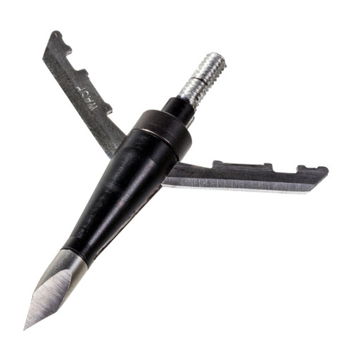 Wasp 1903 Jak-Knife Broadheads, 2 Blade, 100 Grain, Silver, 3 Pack