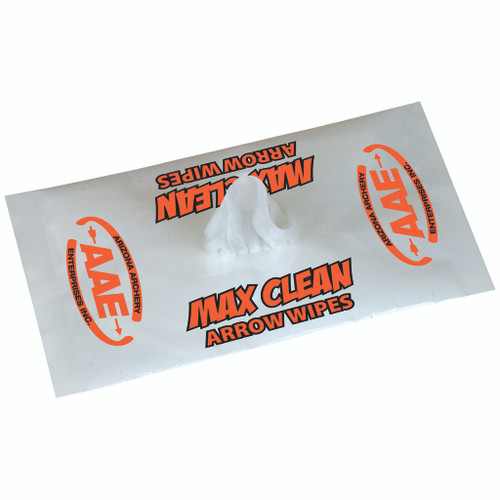 AAE MCAW Max Clean Arrow Wipes, White, 10 Pack
