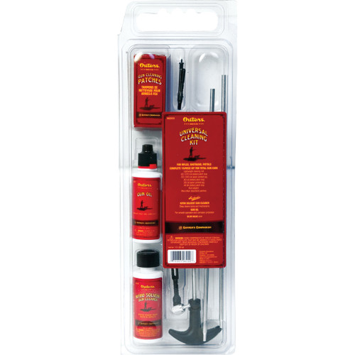 Outers 96200 Universal Cleaning Kit Rifle, Shotgun, Pistol, Silver