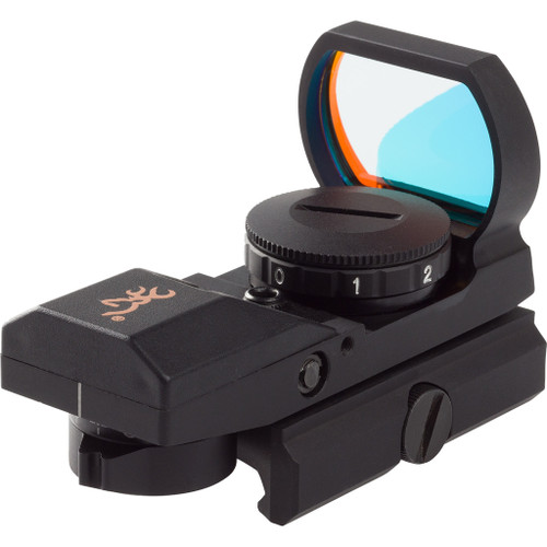 Browning 1290230 Buckmark Reflex Sight, 1x, 4 Reticle, Black